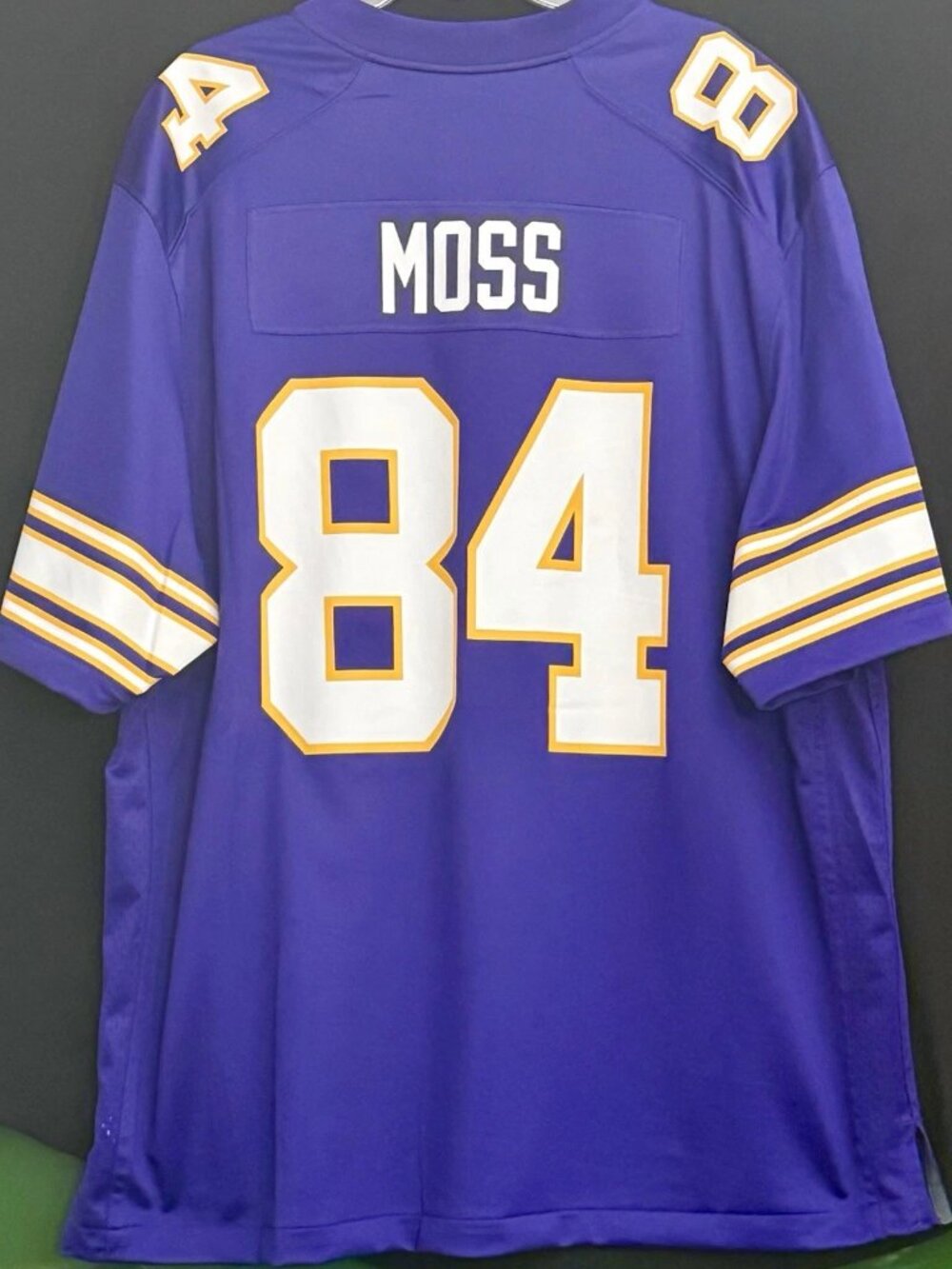 Randy Moss Purple Jersey Vapor Stitched